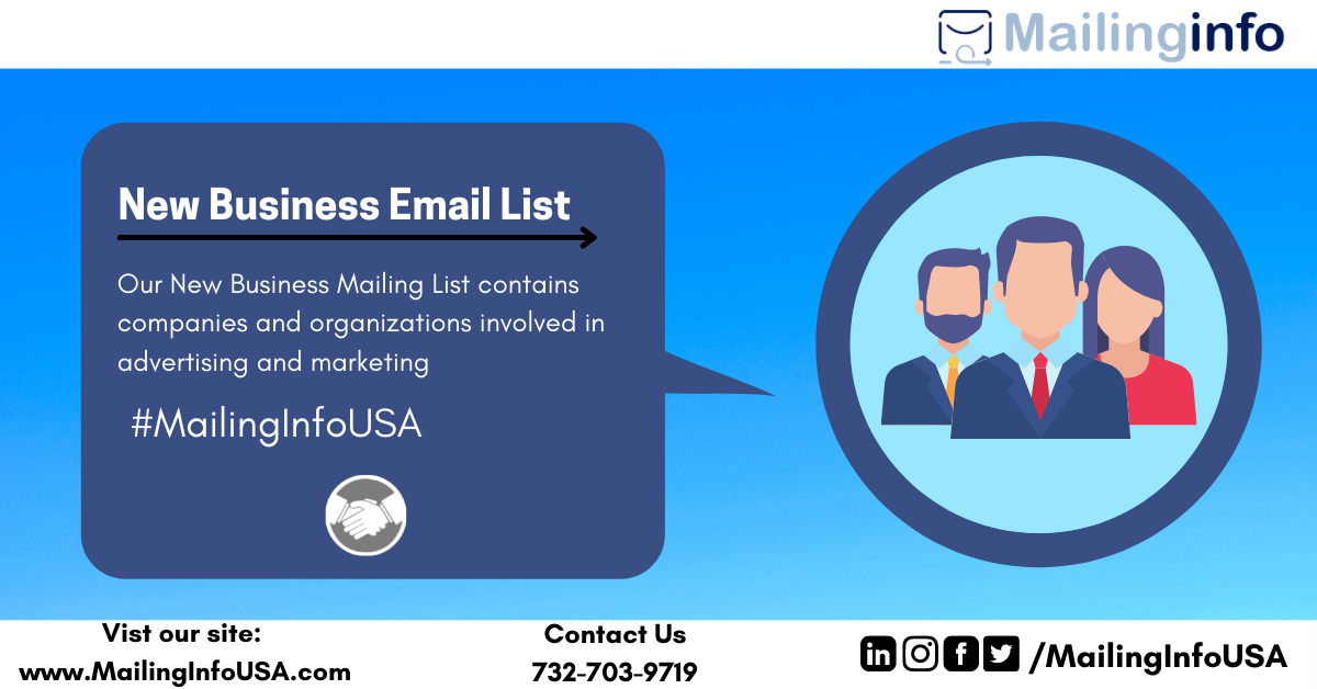New Business Email List New Business Lists MailingInfoUSA